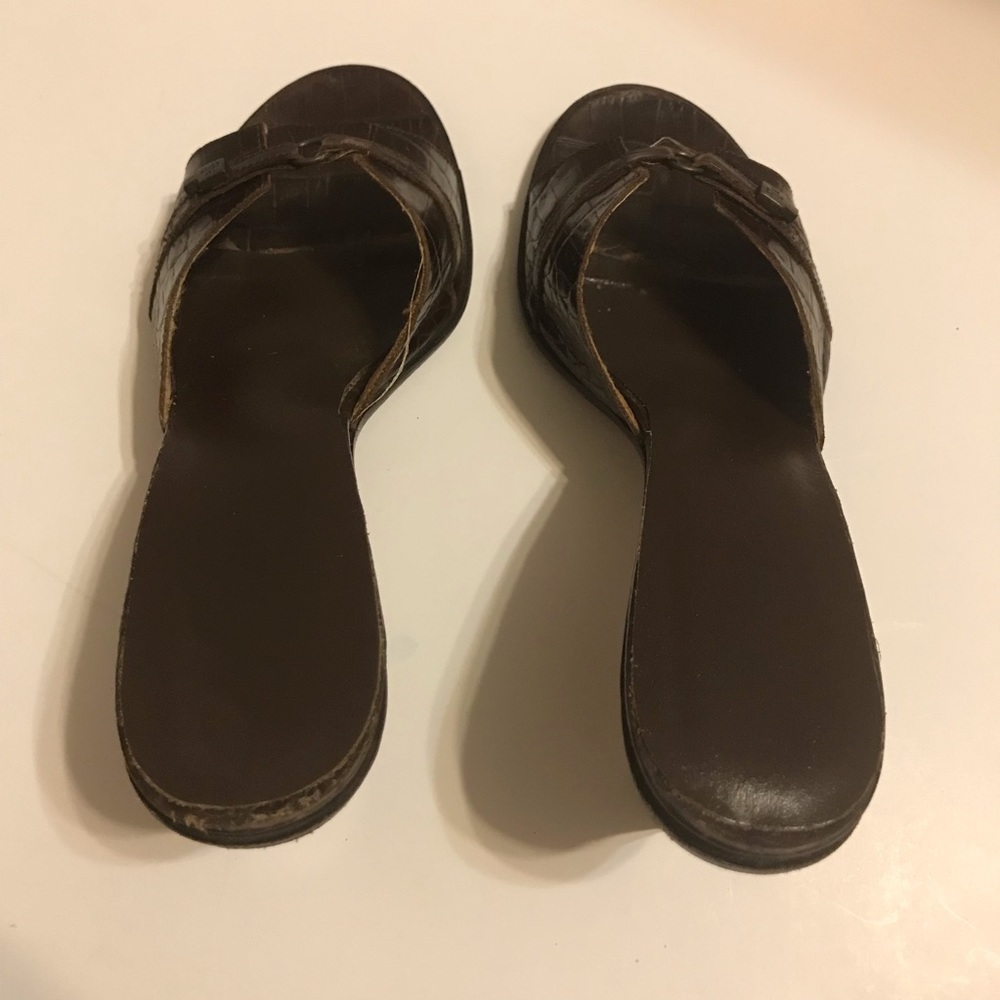 Ralph Lauren Brown Myriam Shoe Sandal Size 8.5 B - Picture 3 of 7